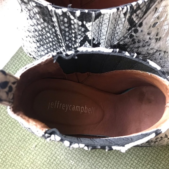 Jeffrey Campbell Snakeskin Booties - Picture 5 of 6